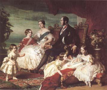 Franz Xaver Winterhalter The Family of Queen Victoria (mk25) Germany oil painting art